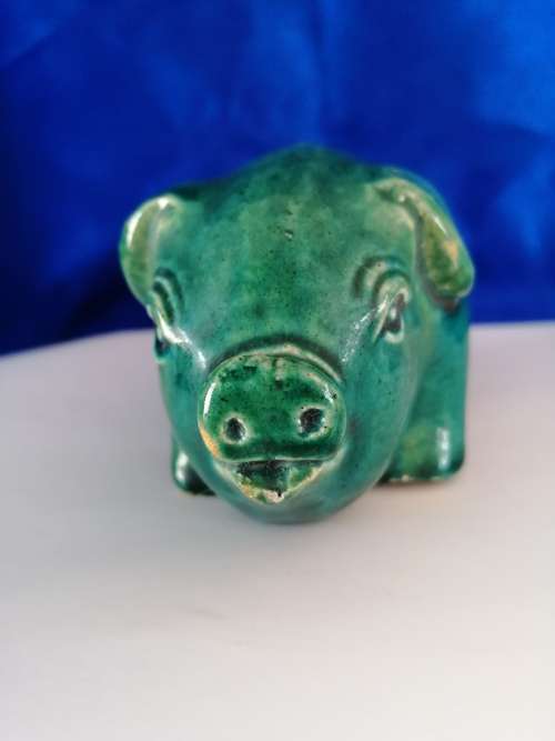 Majolica Jade Antique Pottery French Jade Green