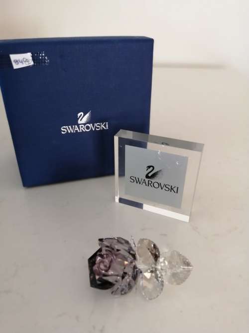 Swarovski Crystal Stunning Blossoming Rose Pink Flower