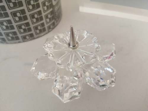 Swarovski Crystal  Candle Holder Snowflake