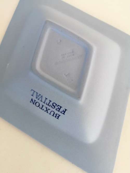 Vintage Wedgwood Jasper Blue Diamond Dish  #
