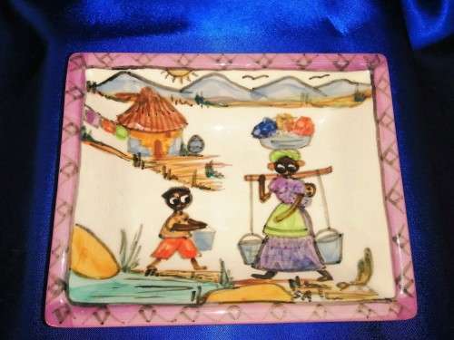 African Oblong Dish by Wendy Hower Cape Town