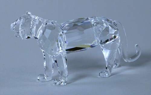 Swarovski Crystal Standing Tiger Endangered Species