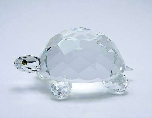 Swarovski Crystal King Turtle Endangered Species 1988