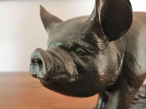 Large Model Casting Pig Statue #