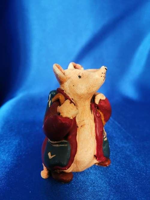 Peter Fagan Colourbox Teddy Mouse with Rucksack Scotland #