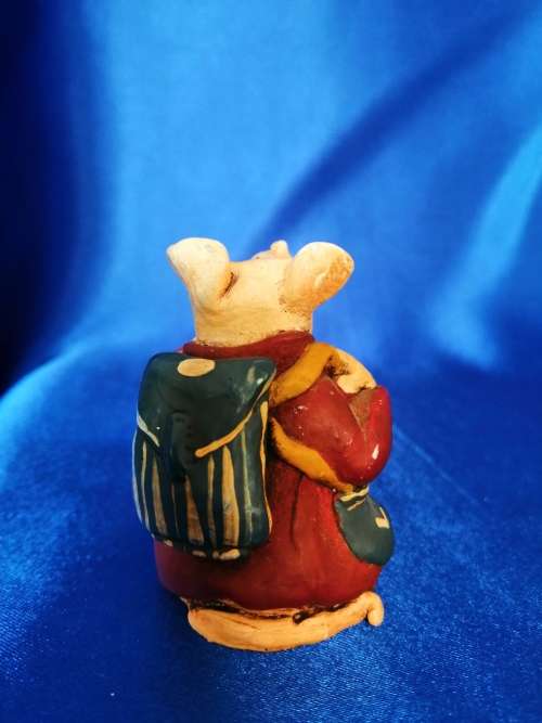 Peter Fagan Colourbox Teddy Mouse with Rucksack Scotland #