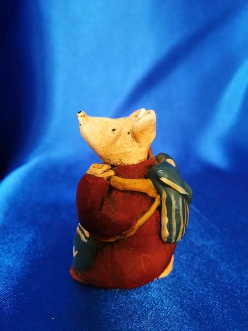 Peter Fagan Colourbox Teddy Mouse with Rucksack Scotland #