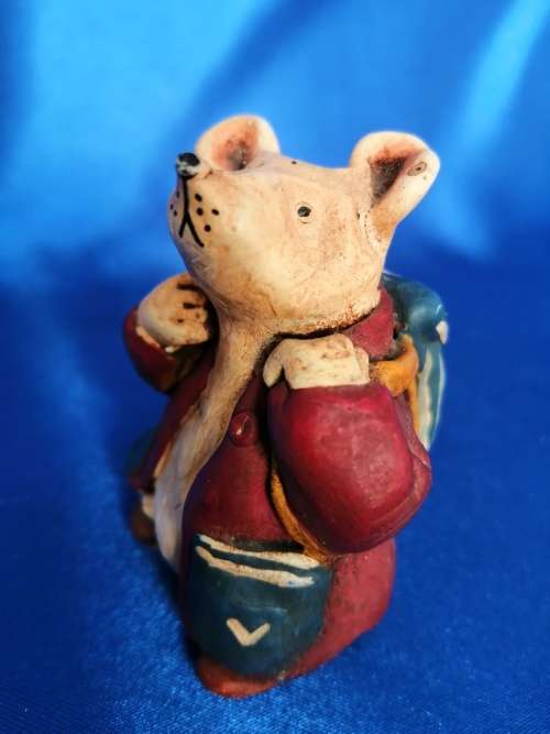 Peter Fagan Colourbox Teddy Mouse with Rucksack Scotland #