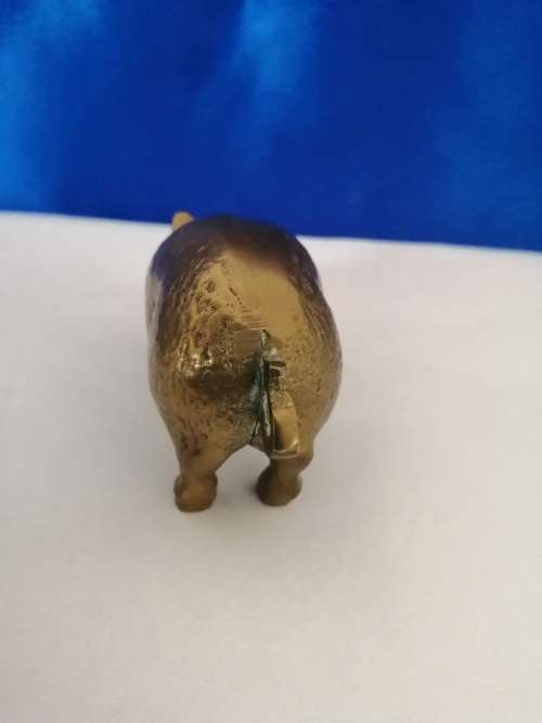 Vintage 1950`s brass pig  #