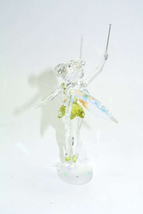 Swarovski Disney Fairy Tinker Bell Green Dress Blue Wings Peter Pan