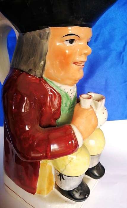 19th Century  Toby Jug Hand Painted Height 26cm