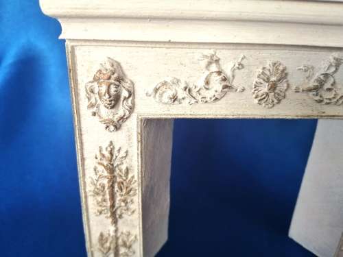 Vintage Dolls House Miniature Mantle Fire Surround