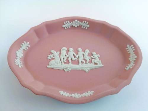 Wedgwood Pink Jasper Oblong Trinket Dish