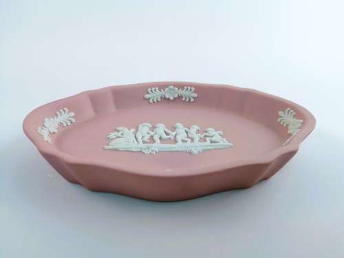 Wedgwood Pink Jasper Oblong Trinket Dish