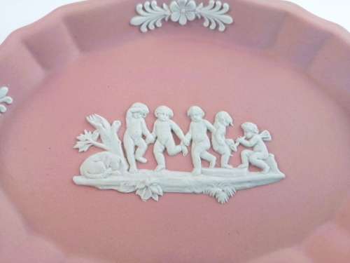 Wedgwood Pink Jasper Oblong Trinket Dish