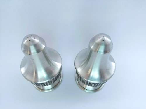 Norwegian Pewter - Konge Norse Viking Salt and  Pepper Pots