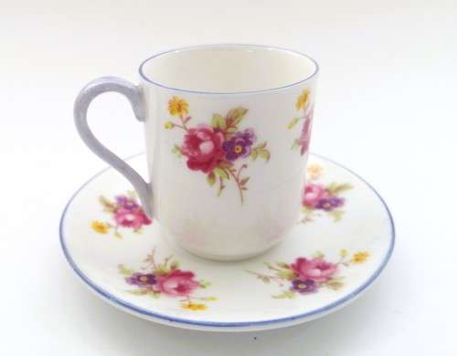 Gorgeous Shelley Demitasse Cup and Saucer
