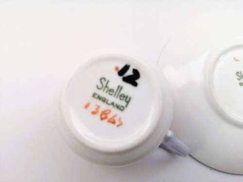Gorgeous Shelley Demitasse Cup and Saucer