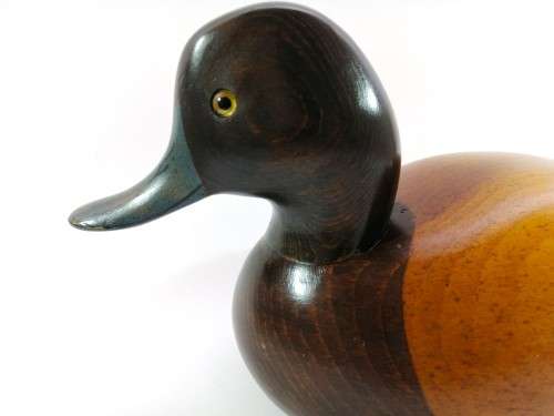 Large Antique Fellows  Wooden Duck Decoy Bluebill