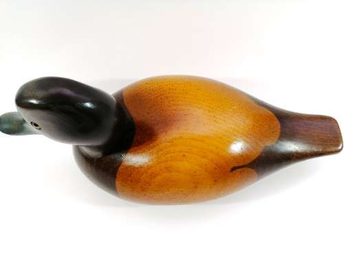 Large Antique Fellows  Wooden Duck Decoy Bluebill