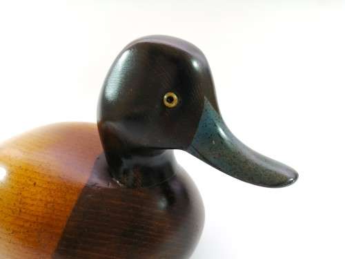Large Antique Fellows  Wooden Duck Decoy Bluebill