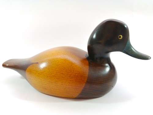 Large Antique Fellows  Wooden Duck Decoy Bluebill