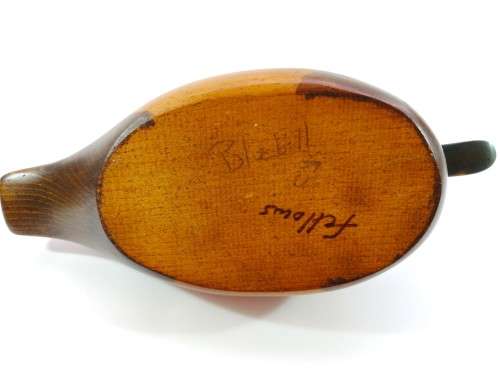 Large Antique Fellows  Wooden Duck Decoy Bluebill