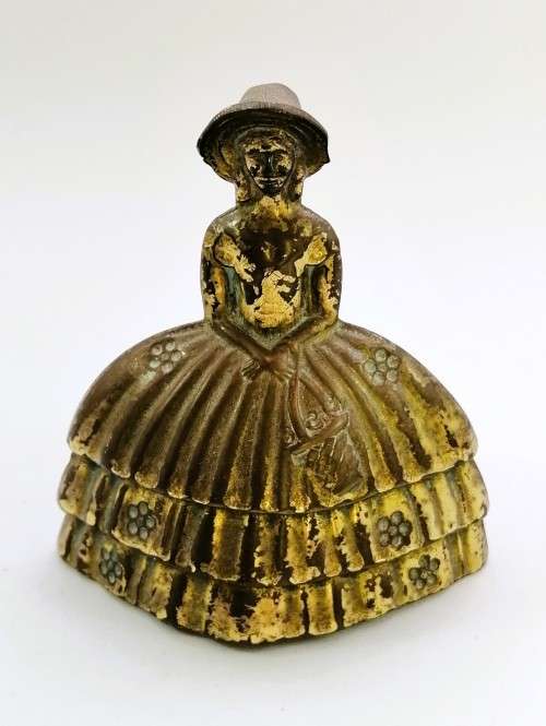 Vintage Brass Lady Bell