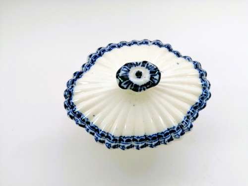 Antique blue and white Copeland Spode china Lidded Dish