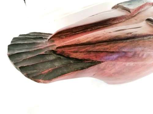 Vintage Large 44cm Wooden Duck  Hand Carved