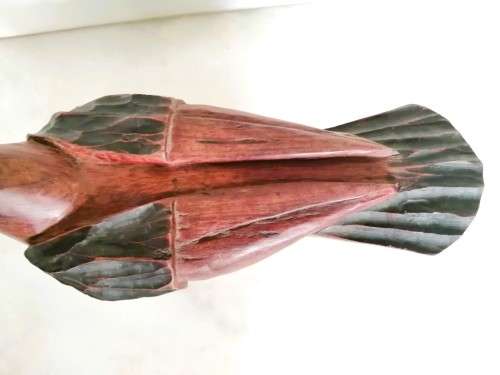 Vintage Large 44cm Wooden Duck  Hand Carved