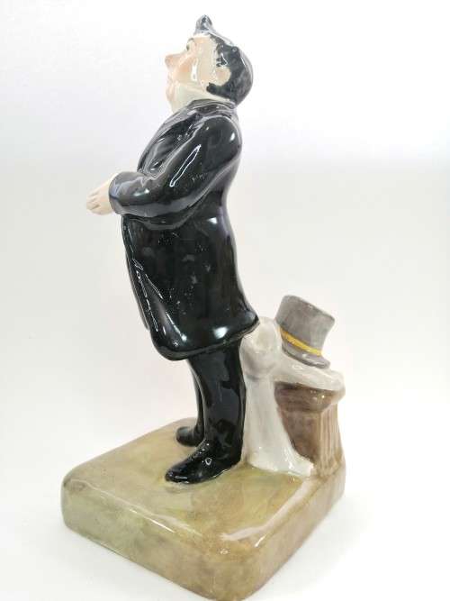 Rare Antique Crown Staffordshire Dickens figurines Mr. Pecksniff