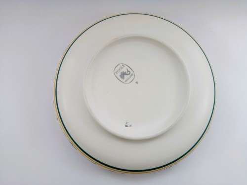 Poole Pottery Hand Painted Flat Large Bowl 1959-1967