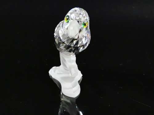 Swarovski Crystal Parrot on a Branch is from the Up in the Trees