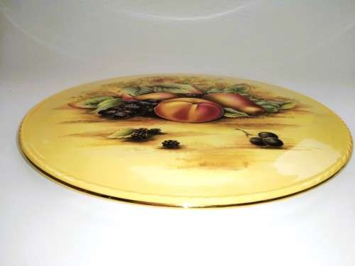 Aynsley Orchard Gold Gateau Serving Plate