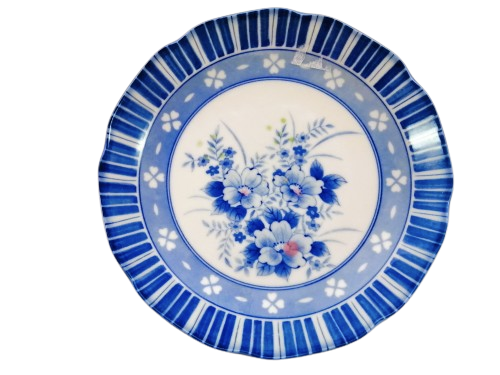 Vintage Japan Imperial  Imari Ware  Porcelain Plate - Flowers #