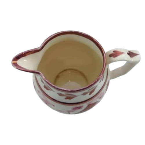 Vintage Grays Pottery Pink luster large jug