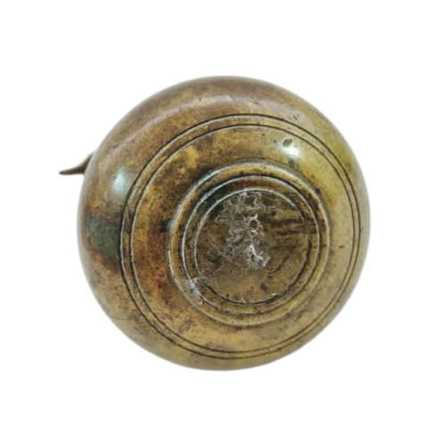 Rare antique brass steelyard scale weight