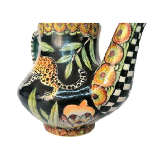 Ardmore Stunning Leopard Teapot Superb