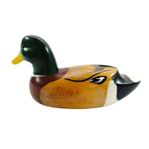 Vintage Fourtunate Wooden Duck Rosier Decoy
