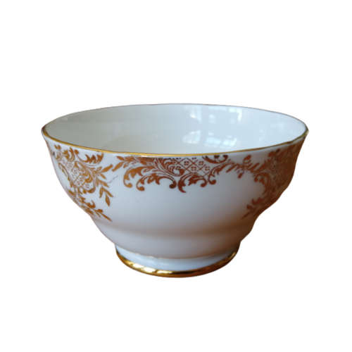Royal Standard large sugar bowl.Pink rose with gold