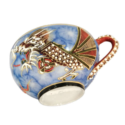Mid 20th Century Dragonware Moriage Chukyo China Tea Set