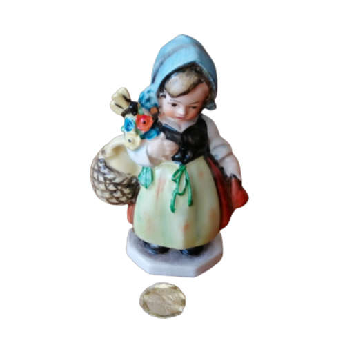 Friedel Bavaria Made In Western Germany Flower Girl Figurine