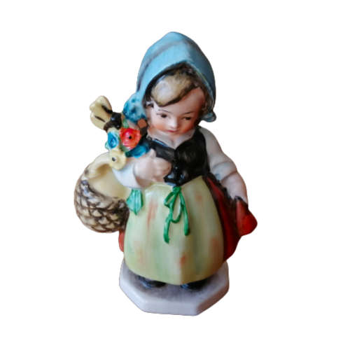 Friedel Bavaria Made In Western Germany Flower Girl Figurine