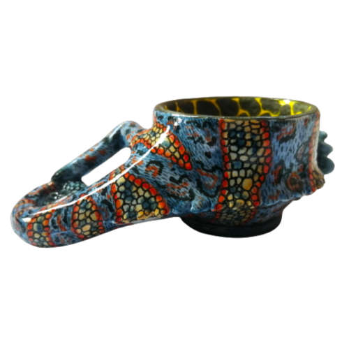 Ardmore Style Love Art Chameleon Dish Superb Detail