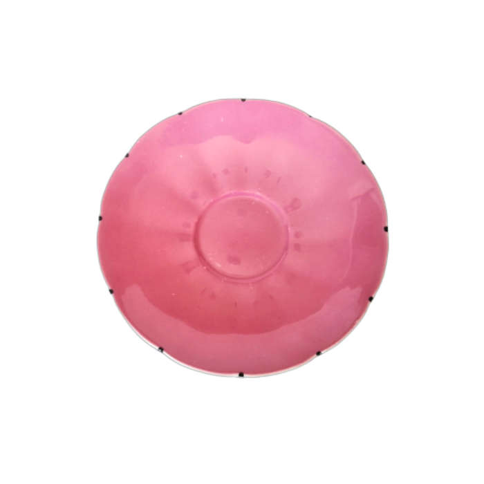 Royal Floral vintage Bright Pink Saucer Bone China