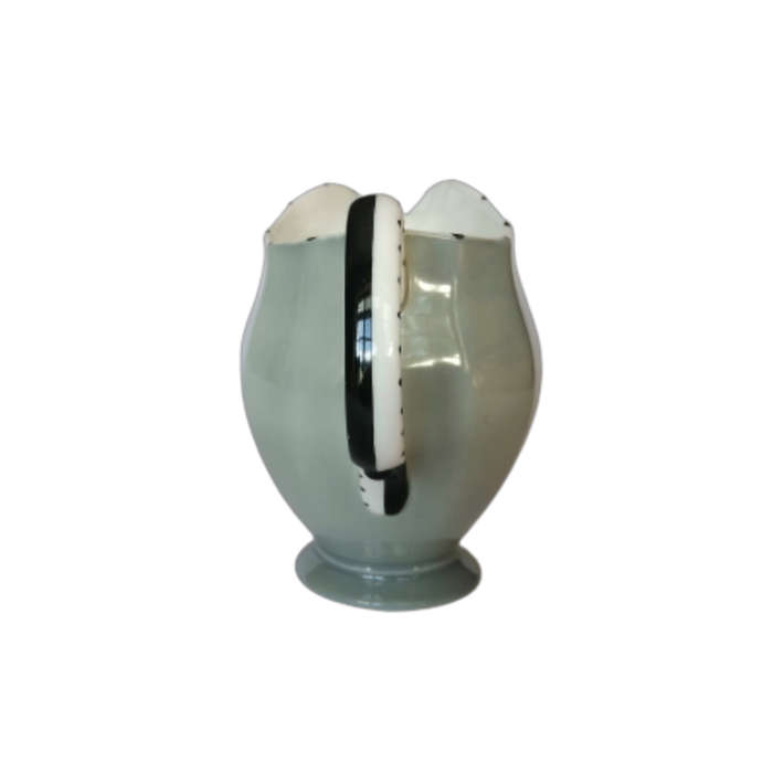 Royal Floral Vintage Grey Milk Jug Bone China