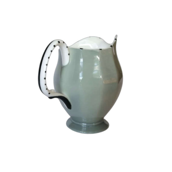 Royal Floral Vintage Grey Milk Jug Bone China