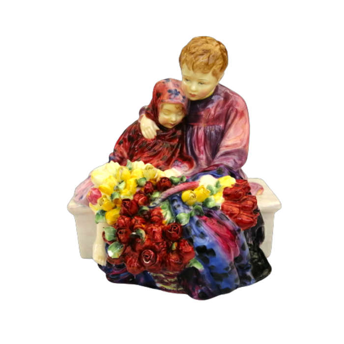 Royal Doulton Figurine Flower Sellers Children HN 1342 early version