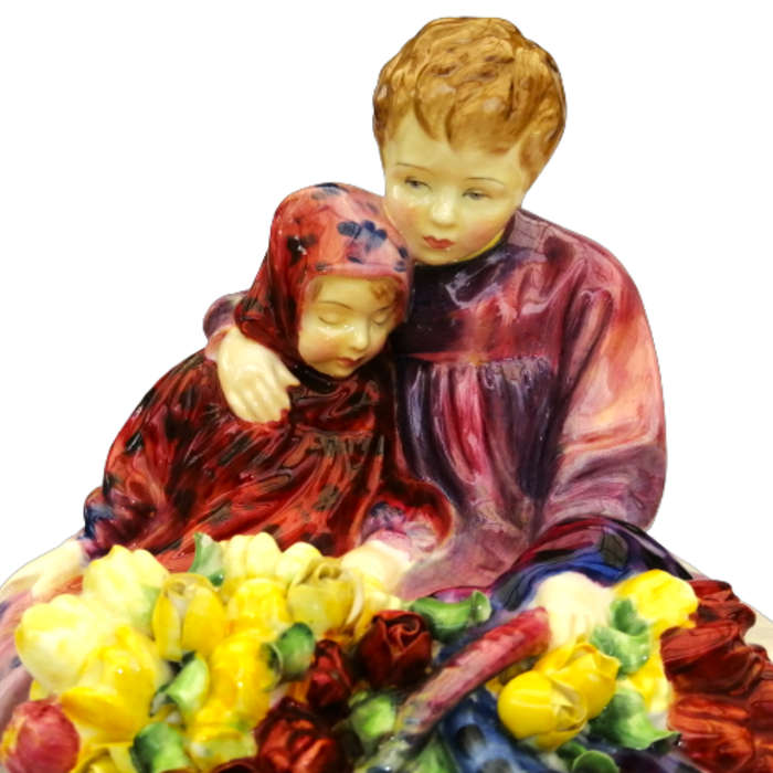 Royal Doulton Figurine Flower Sellers Children HN 1342 early version